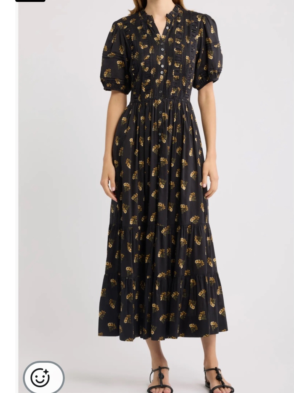 ISO Dôen Haleigh Dress buttercup floral